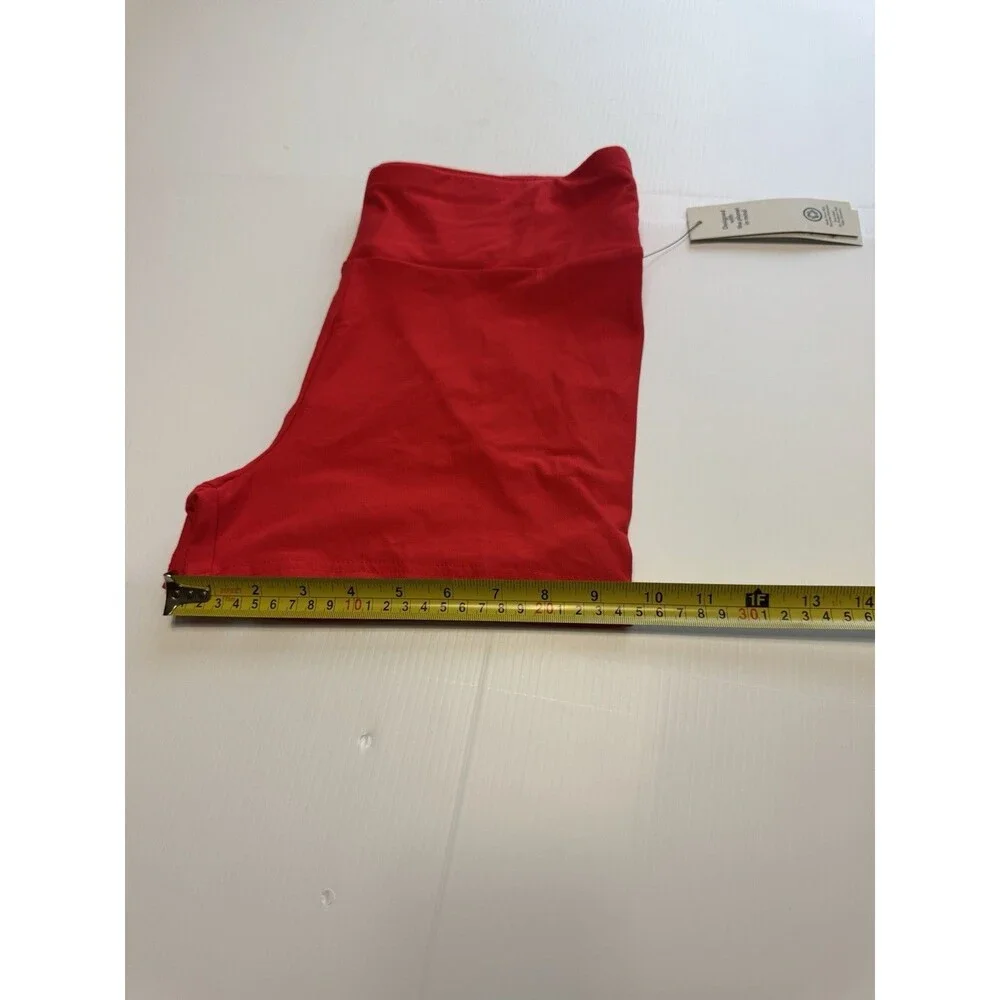 No Boundaries Girls Shorty Shorts Red Fire L/XL NWT Stretch Athletic